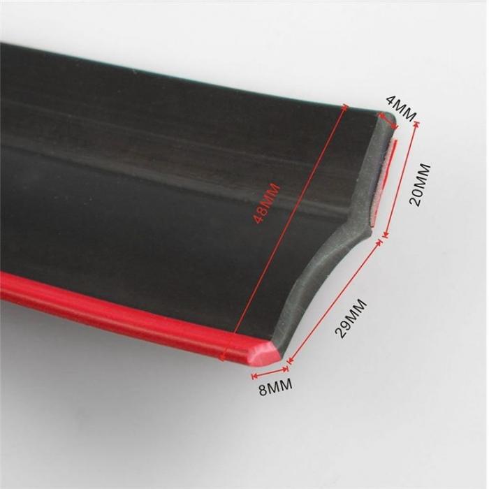 Спойлер самурай за броня 2352 червен