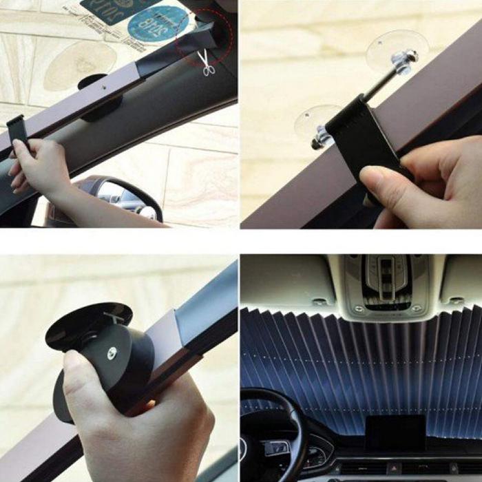 Слънцезащитна щора с вакуум 65см 2465