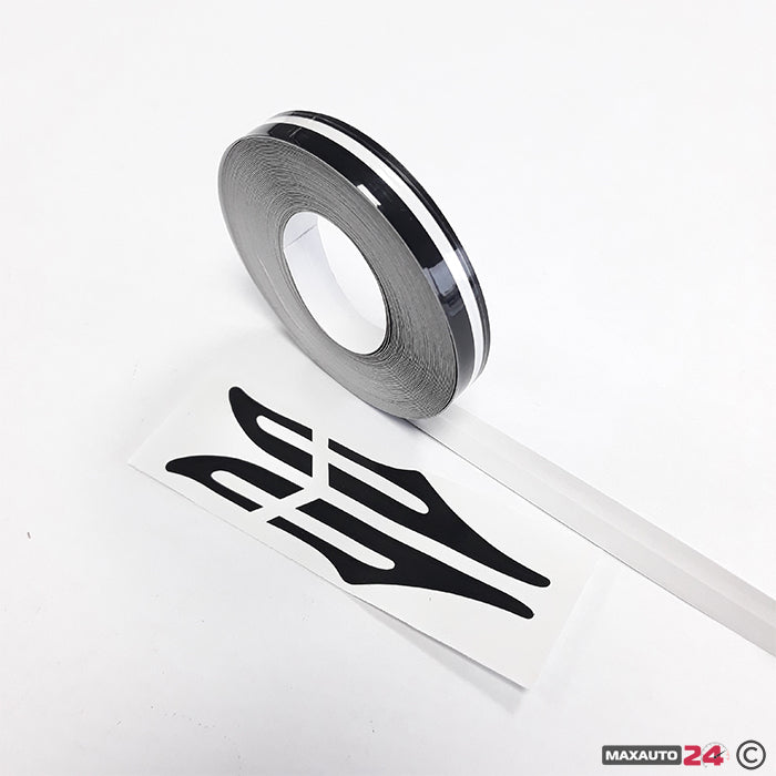 Декоративна лайсна за екстериор - черна