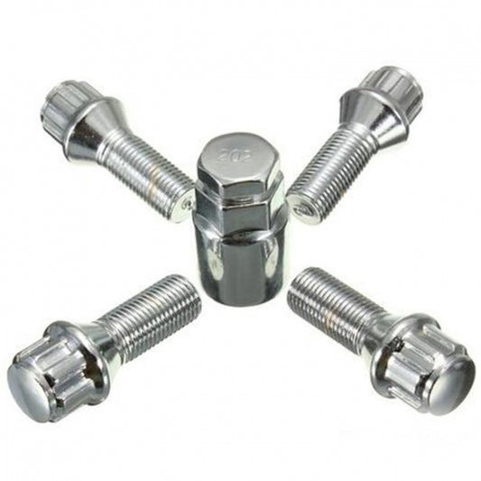 Секретни болтове за джанти - (14мм х 1.5мм, L30мм) сфера