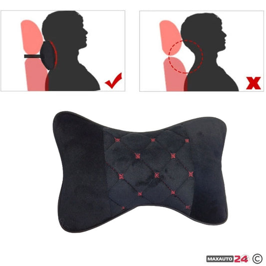 Възглавница за врат PA01 - 2 БР/К-Т - ЧЕРНО