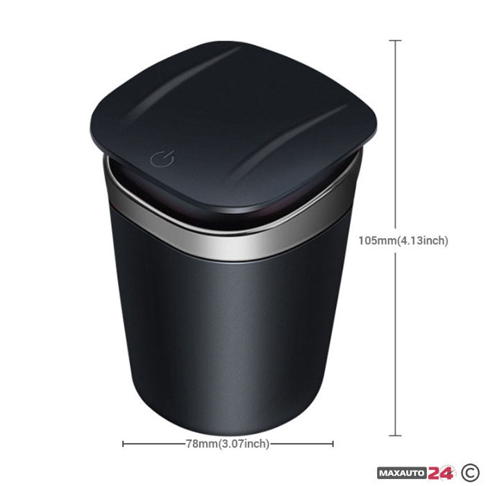 Пепелник за автомобил с диод - J-B006 / PG104