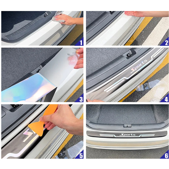 Декорация за праг PG449 - 4БР/К-Т Хром