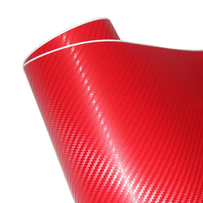 Фолио карбон Лукс - широчина 1.27м - Червено