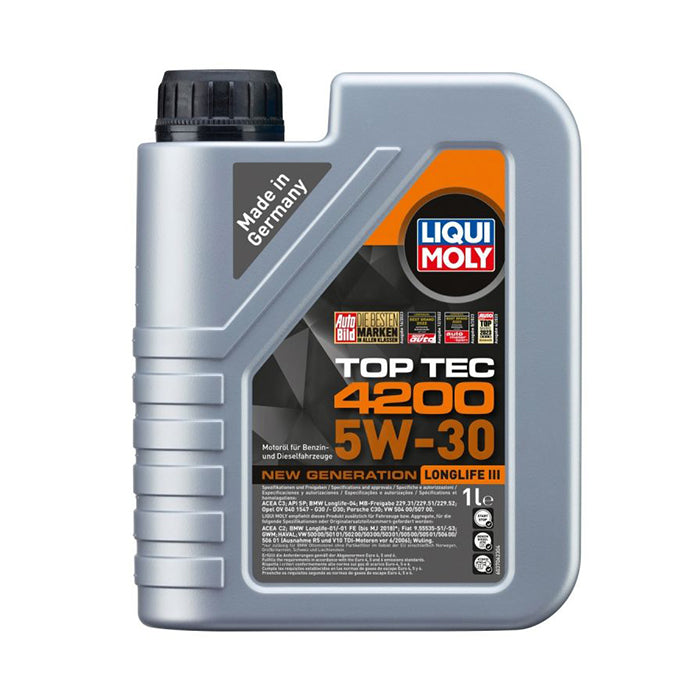 Масло синтeтична технология Liqui Moly TOP TEC 4200 5W-30 1л. - 8972