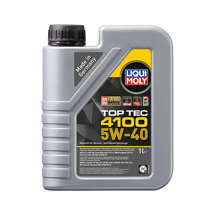 Синтетично масло Liqui Moly TOP TEC 4100 5W-40 1л. - 9510