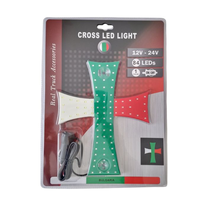 Светеш диоден кръст - PG391 - Bulgaria