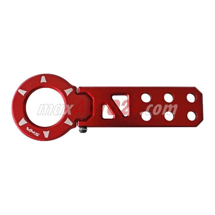 Алуминиева кука за теглене предна - червен