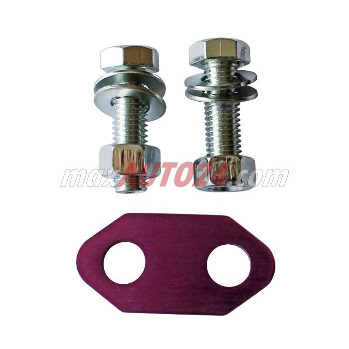 Алуминиева кука за теглене задна - лилав