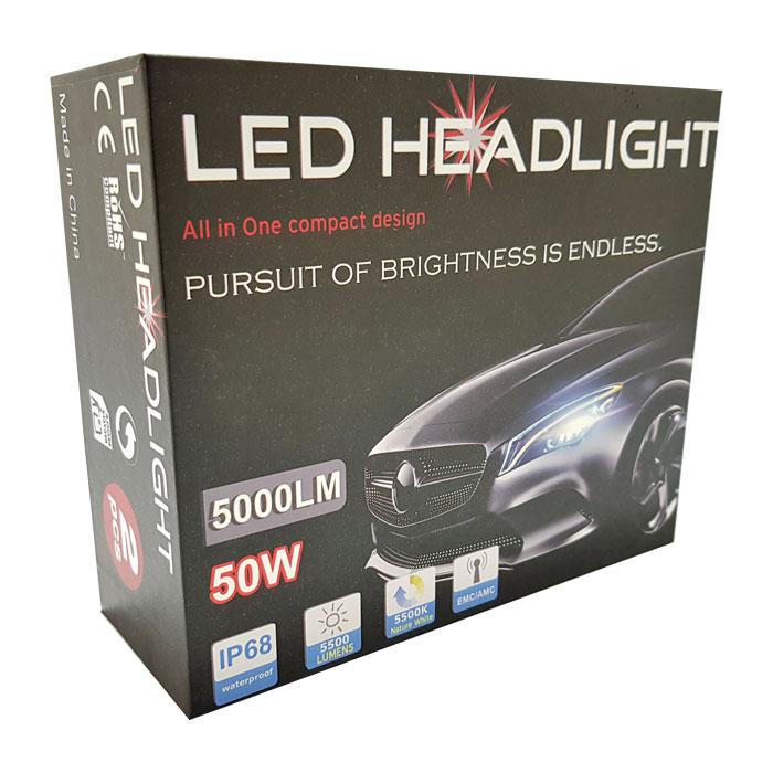 Диодни крушки 3500 H1 - 50w 2бр/к-т