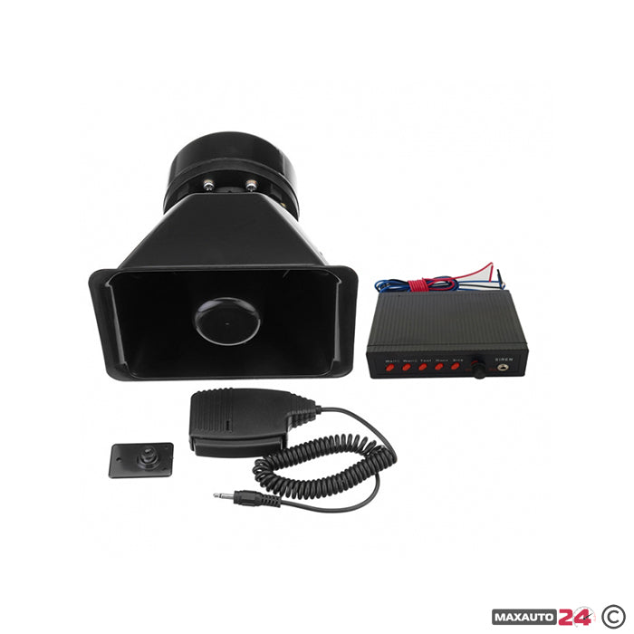 Сирена с микрофон 12V