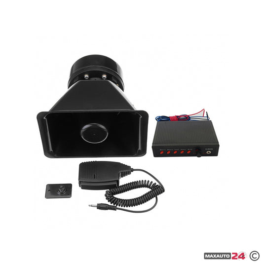 Сирена с микрофон 12V