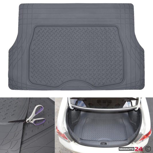 Гумена стелка за багажник универсална сива 1802