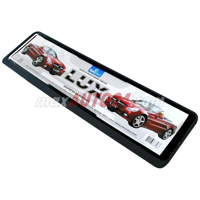 Стойка за регистрационен номер - Карбон