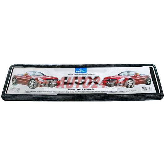 Стойка за регистрационен номер - Карбон