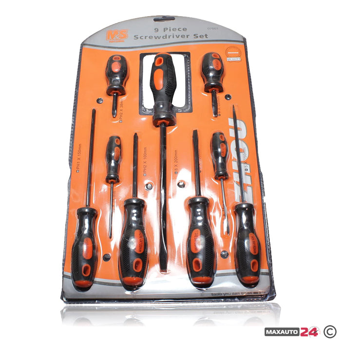 Отвертки 9бр в к-т - 10909