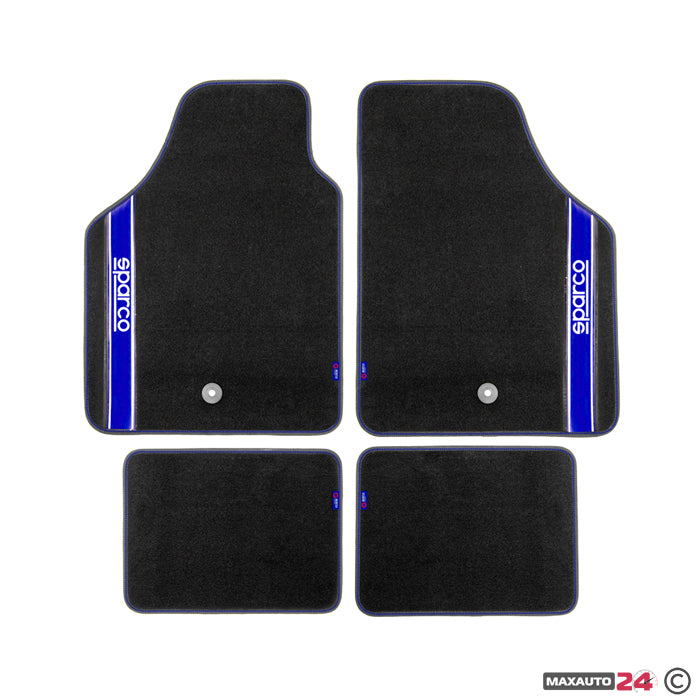 Универсални мокетни стелки Sparco - 03763BBS със синьо