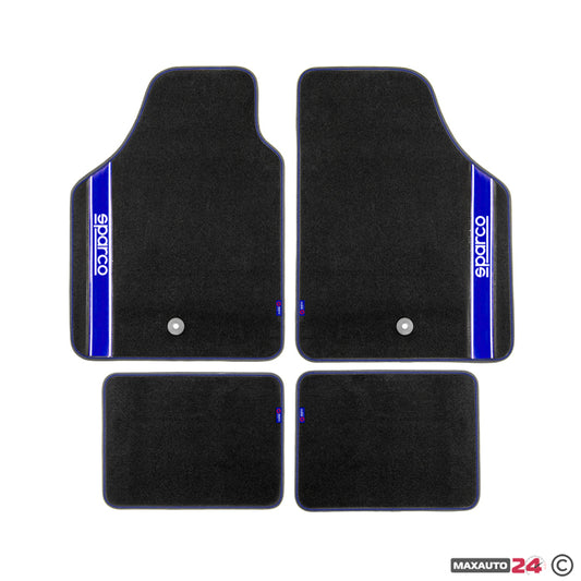 Универсални мокетни стелки Sparco - 03763BBS със синьо