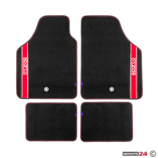 Универсални мокетни стелки Sparco - 03763BRS с червено