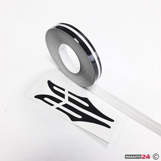 Декоративна лайсна за екстериор - черна