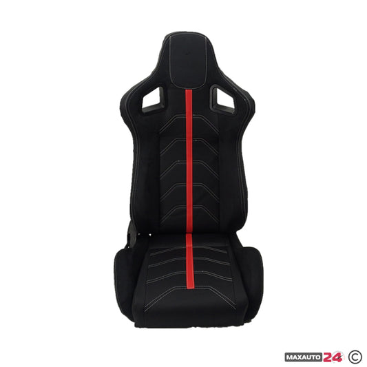 Спортни седалки тип рекаро -1079 червена