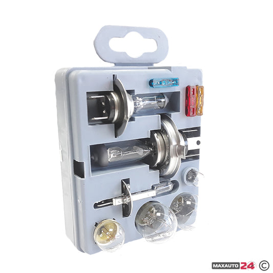 Авариен комплект крушки Н4/Н1/Н7 - 10 части