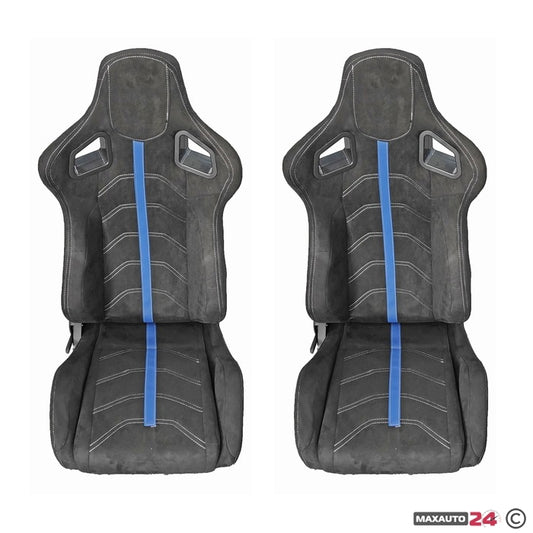 Спортни седалки за МПС - 1079 - сини.