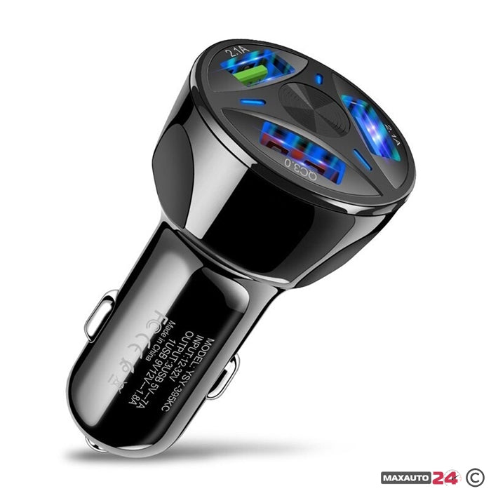 Универсално USB зарядно с 3 USB порта - 2460