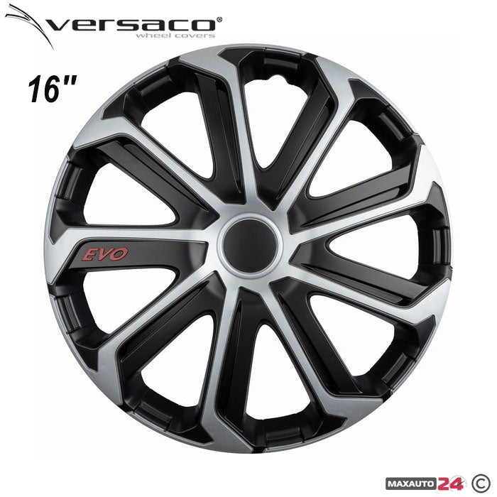Тасове за джанти 16'' Versaco Evo Black/Silver