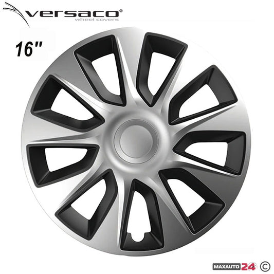 Тасове за джанти 16'' Versaco Stratos Silver / Black