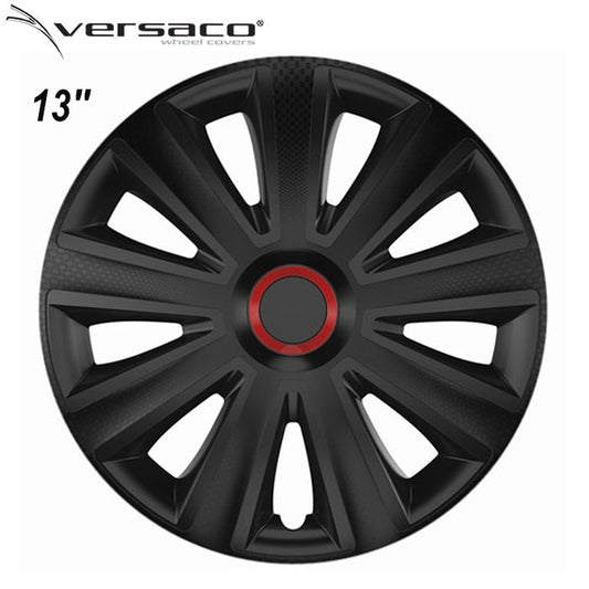 Тасове за джанти 13'' Versaco Carbon Aviator - RR Black