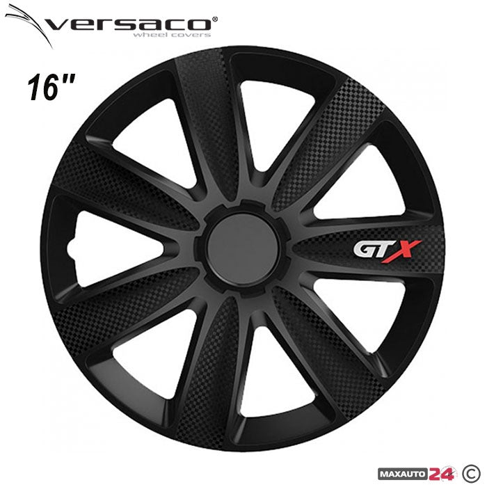 Тасове за джанти 16'' Versaco Carbon GTX - Black
