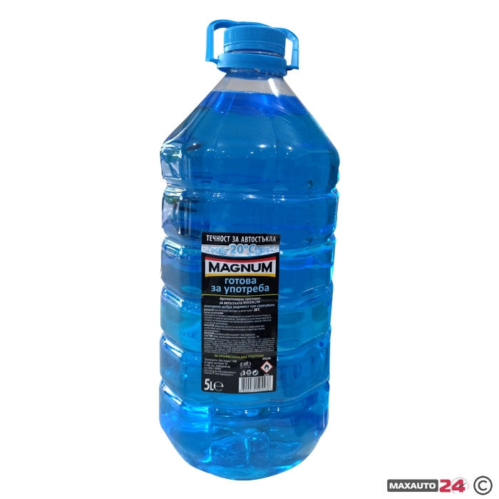 Течност за автостъкла 5L - MAGNUM до -20ºC (синя)