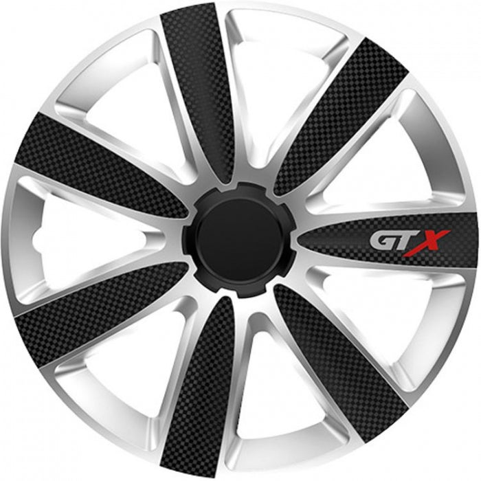 Тасове за джанти 14'' Versaco Carbon GTX - Black / Silver