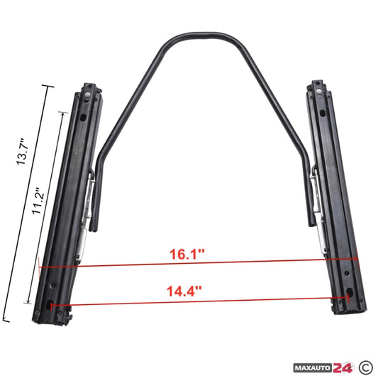 Спортни седалки за МПС - 1095 черно/червено