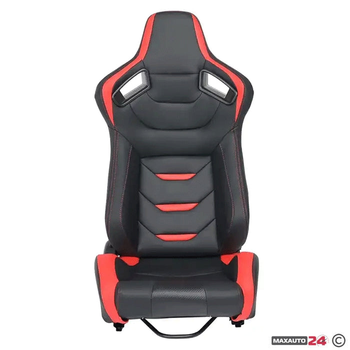 Спортни седалки за МПС - 1054B ЧЕРНО/ЧЕРВЕНО