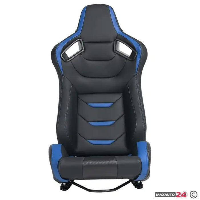 Спортни седалки за МПС - 1054B ЧЕРНО/СИНЬО