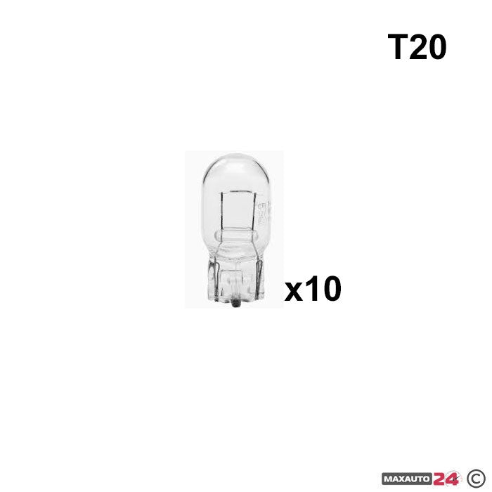 Крушки NIKEN Т20 21W - 12V 10 БР/КУТИЯ