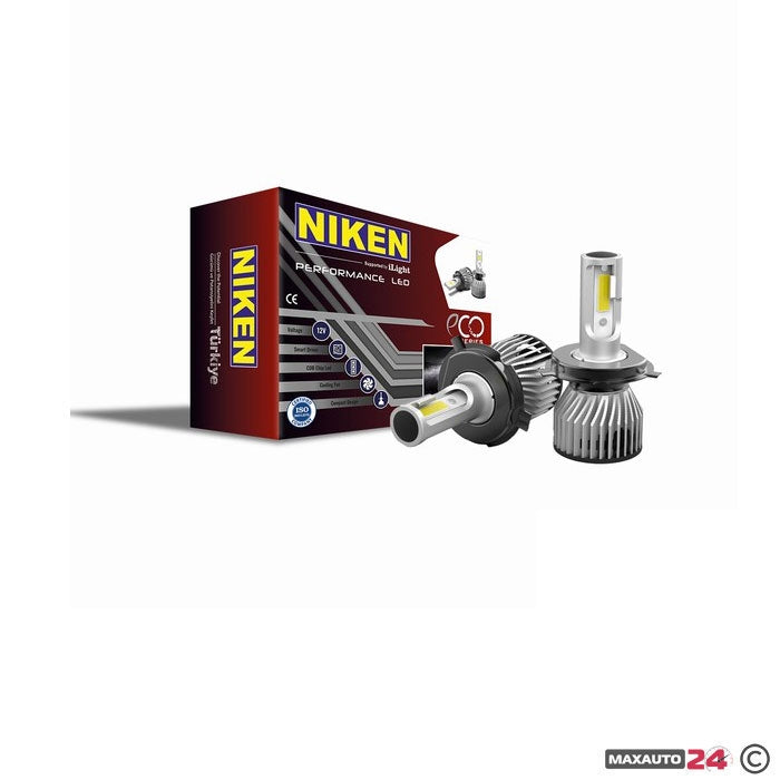 Диодни крушки NIKEN H4 ЕКО - 2бр/к-т