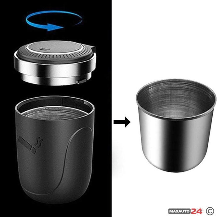 Пепелник за автомобил с диод 156