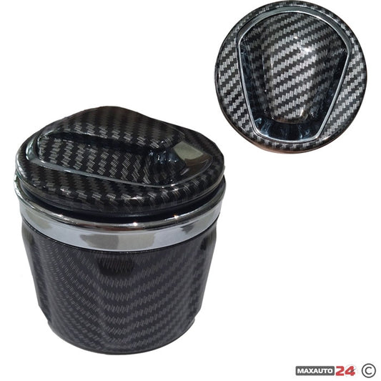 Пепелник за автомобил с диод Х3/277 -  карбон