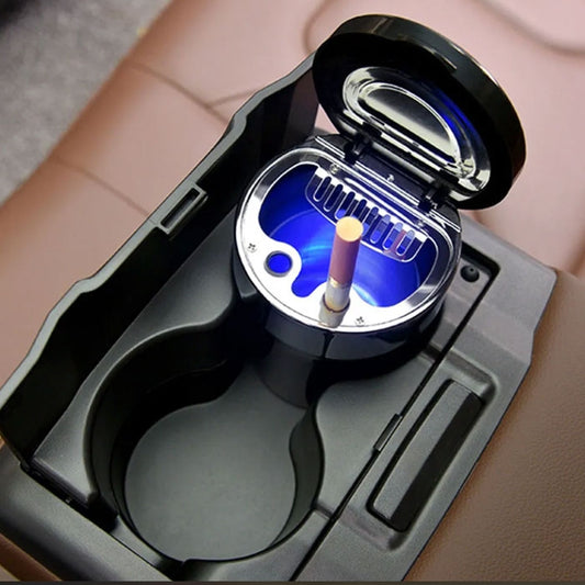 Пепелник за автомобил с диод - J-B004 / PG105