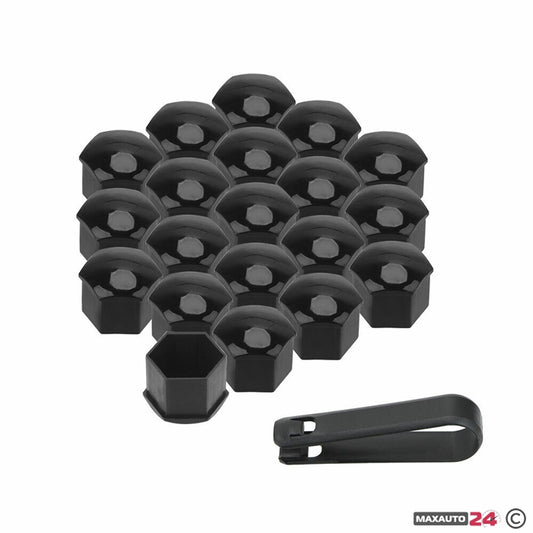 Капачки за болтове на джантите PA25-21“ 20 БР/К-Т - ЧЕРНО