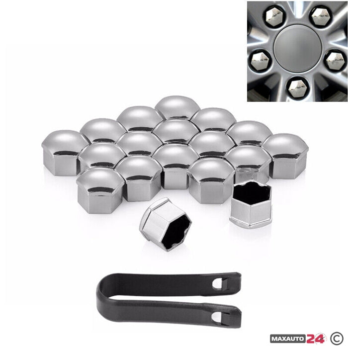 Капачки за болтове на джантите PA25-21“ 20 БР/К-Т - ХРОМ