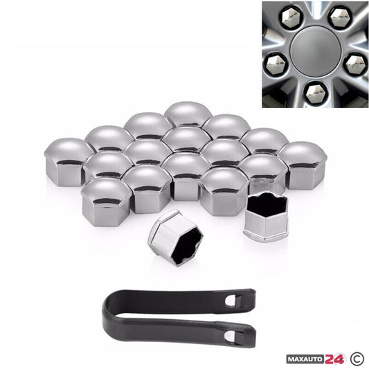 Капачки за болтове на джантите PA25-21“ 20 БР/К-Т - ХРОМ