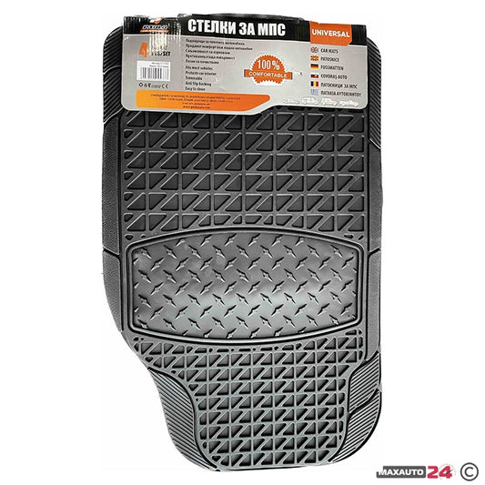 Гумени стелки универсални черни 4023 4бр/к-т