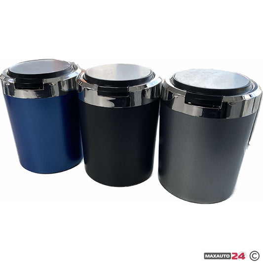 Пепелник за автомобил с диод Y100-  3 цвята