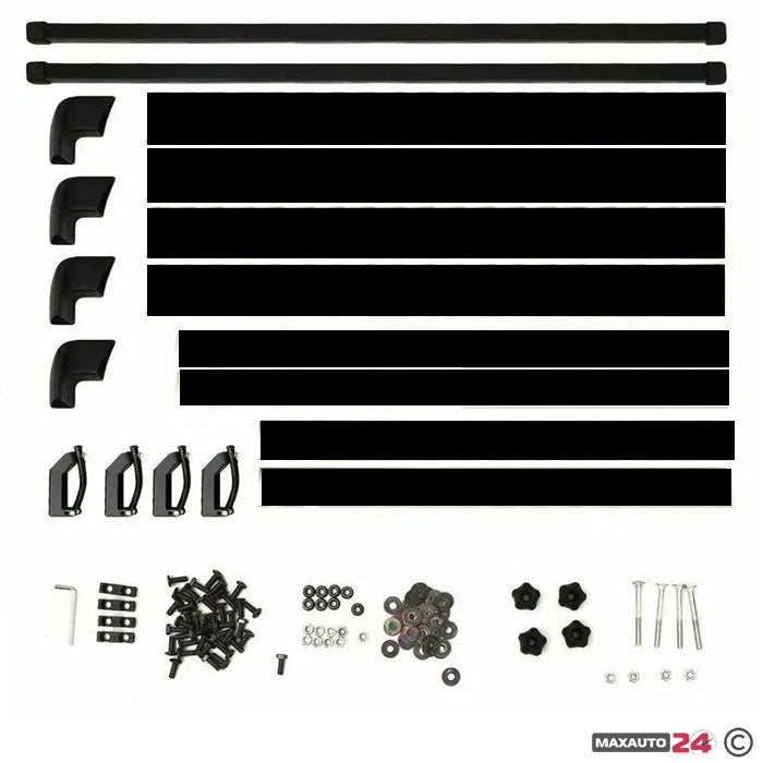 Багажник за таван 512 (140 х 100 см) - Черен