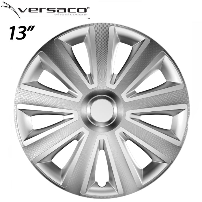 Тасове за джанти 13'' Versaco Carbon Aviator - Silver