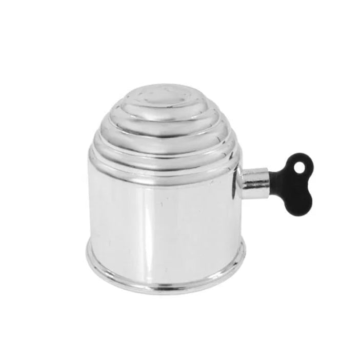 Капачка за теглич 86906 с ключ ХРОМ